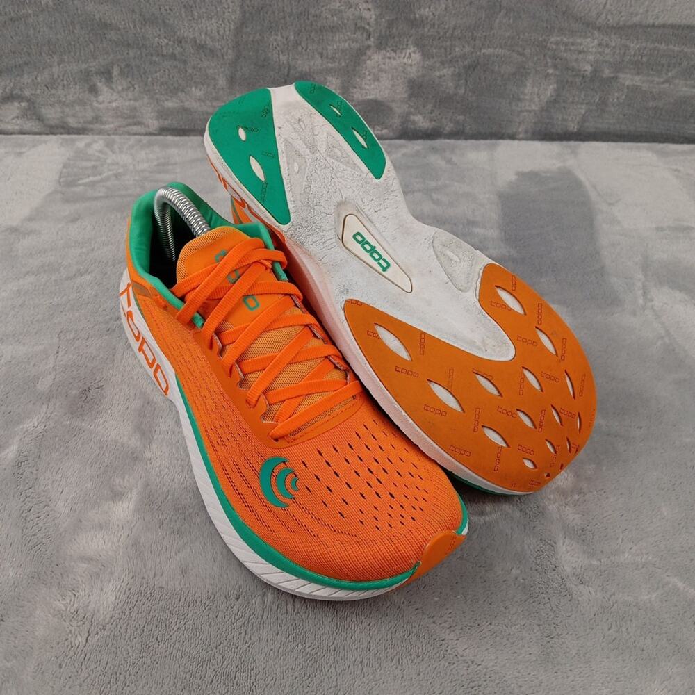 Topo Athletic Specter Running Shoes Womens Size 9 Orange Seafoam Orthotic - Picture 6 of 15